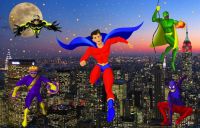 super bohaterowie miasto